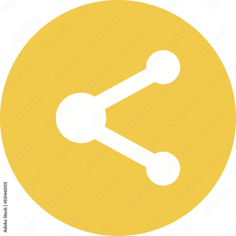 Share Multicolor Circle Glyph Inverted Icon Share Multicolor Circle Glyph Inverted Icon
