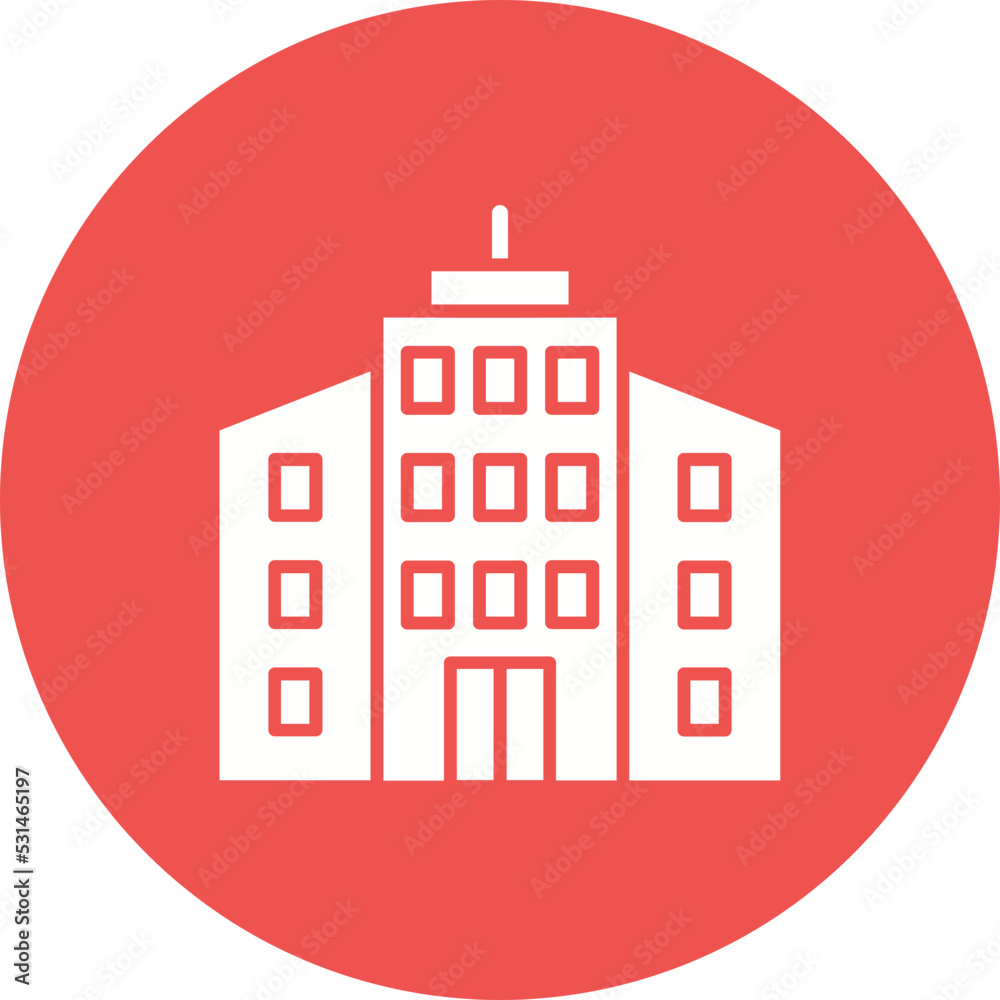 Company Multicolor Circle Glyph Inverted Icon Company Multicolor Circle Glyph Inverted Icon