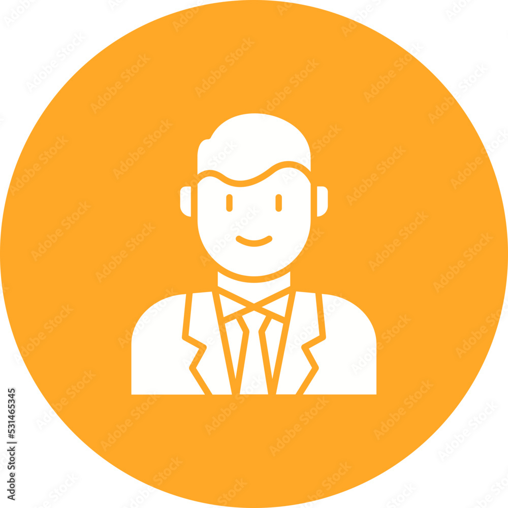 Groom Multicolor Circle Glyph Inverted Icon Groom Multicolor Circle Glyph Inverted Icon