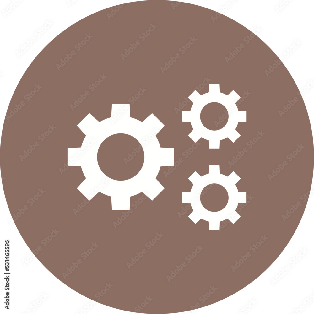 Setting Multicolor Circle Glyph Inverted Icon Setting Multicolor Circle Glyph Inverted Icon