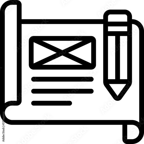 Wireframe Prototyping Icon