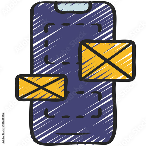 Build Mobile Wireframe Icon