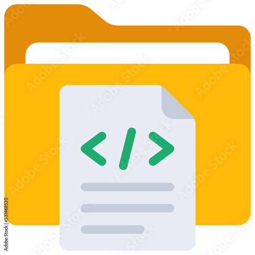 Code File Folder Icon