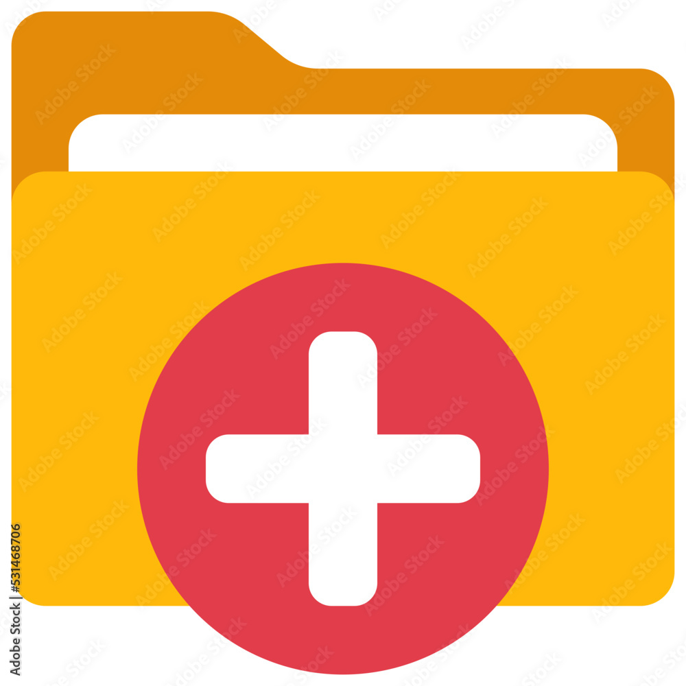 Fototapeta premium Health Folder Icon