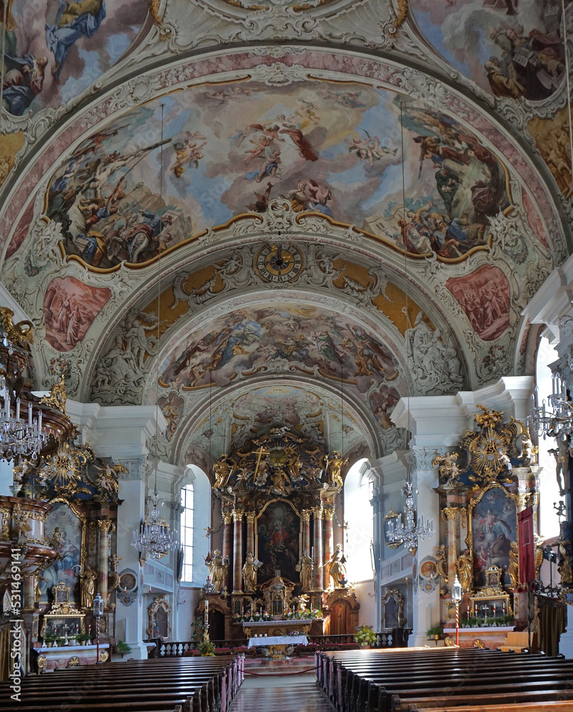 Pfarrkirche Söll zum Heiligen St.Peter und St. Paul in Söll am Wilden Kaiser; Österreich; Tirol