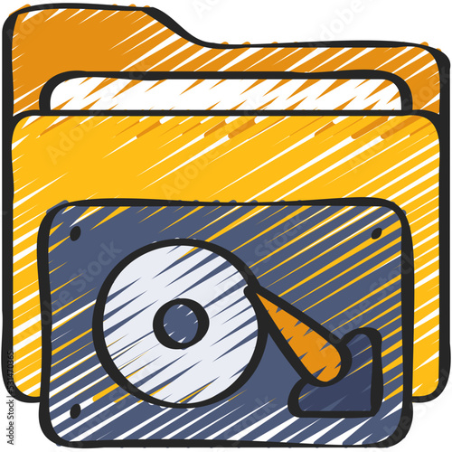 Hard Drive Folder Icon
