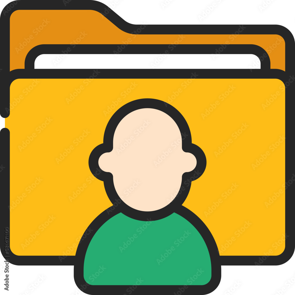 Fototapeta premium User Folder Icon
