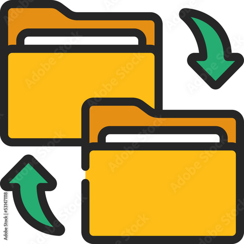 Transfer Folder Icon
