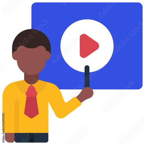 Video Course Instructor Icon