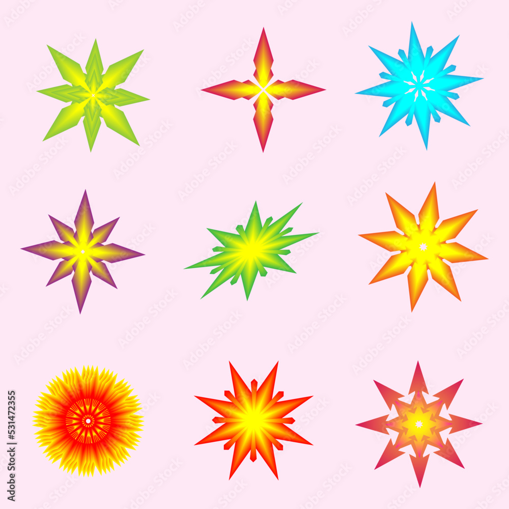 Christmas star flower snowflakes sticker label shape decoration 20220918 Christmas star flower snowflakes sticker label shape decoration 20220918
