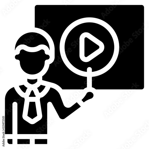 Video Course Instructor Icon