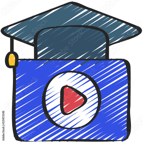 Educational Video Course Icon