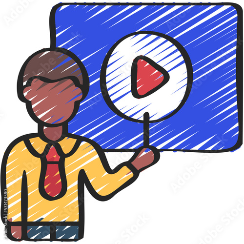 Video Course Instructor Icon