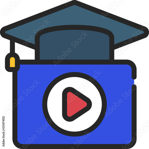Educational Video Course Icon