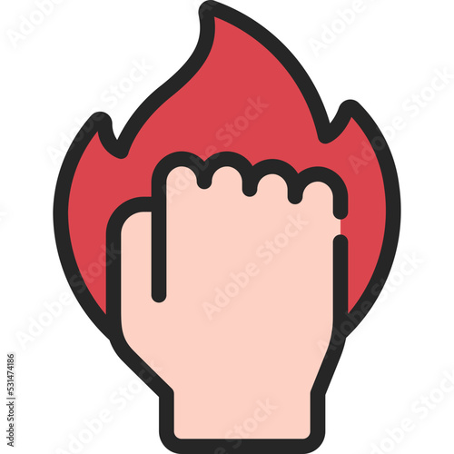Motivated Hand Icon