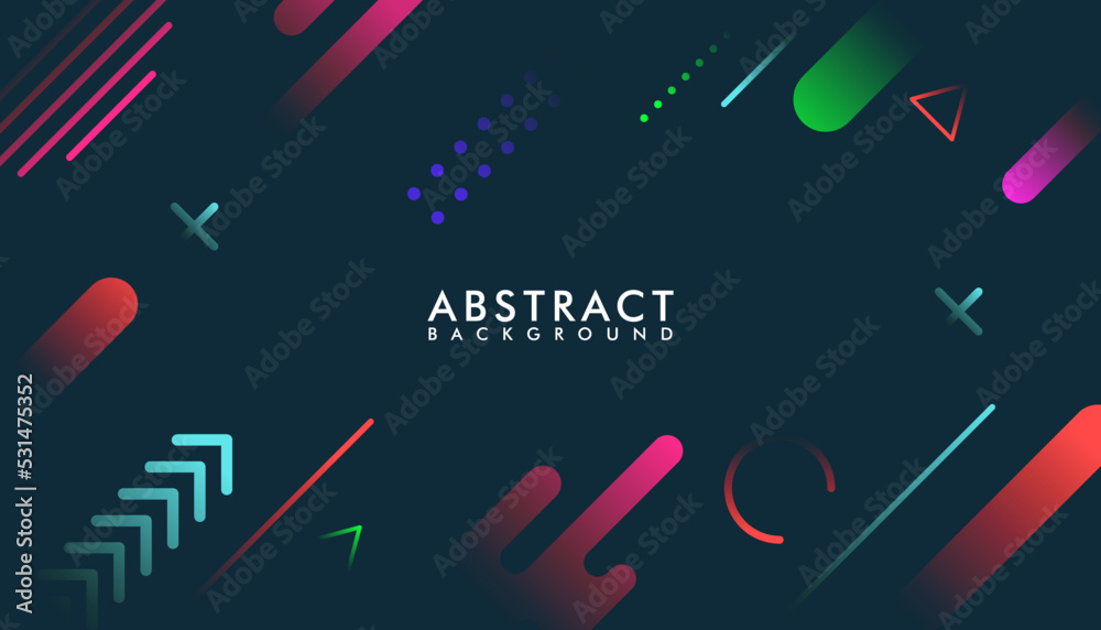 Abstract geometric gradient background with colorful Abstract geometric gradient background with colorful