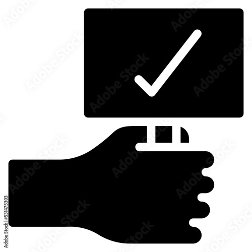 Approved Protest Icon