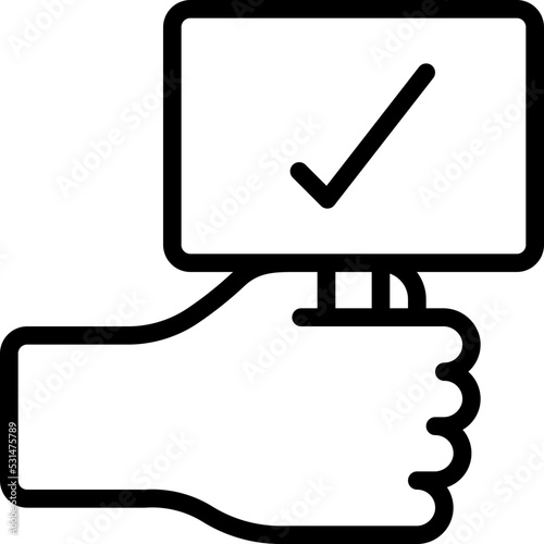 Approved Protest Icon