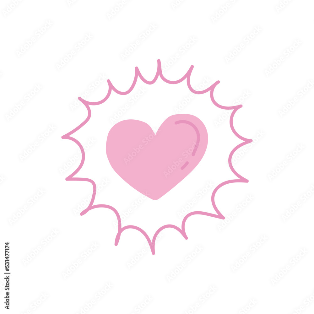 doodle love heart romantic doodle love heart romantic