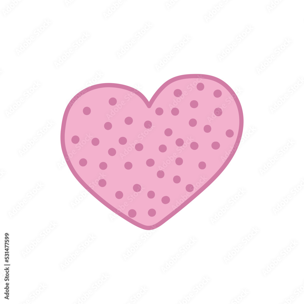 doodle love heart romantic 