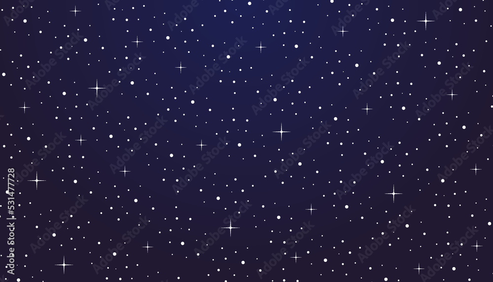 Fototapeta premium Night sky with star background