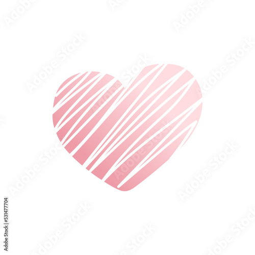 doodle love heart romantic 