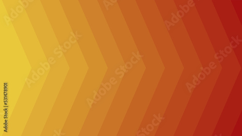 aesthetic abstract striped gradient yellow and orange arrow frame wallpaper illustration, perfect for wallpaper, backdrop, postcard, background, banner