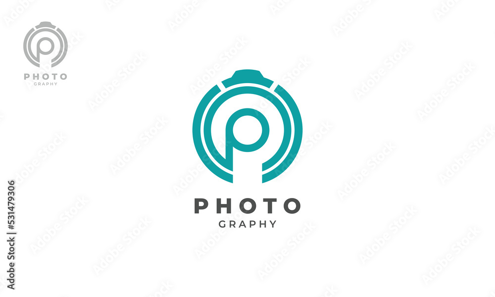 Camera Logo Design For Photography Identity , Vector Template