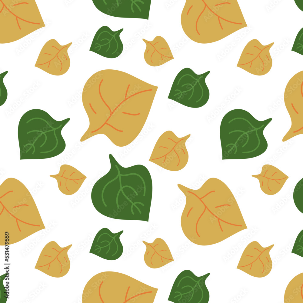 Leaf fall pattern3. Autumn pattern with yellow and green leaves. Suitable for wrapping paper and all kinds of prints. Leaf fall pattern3. Autumn pattern with yellow and green leaves. Suitable for wrapping paper and all kinds of prints.
