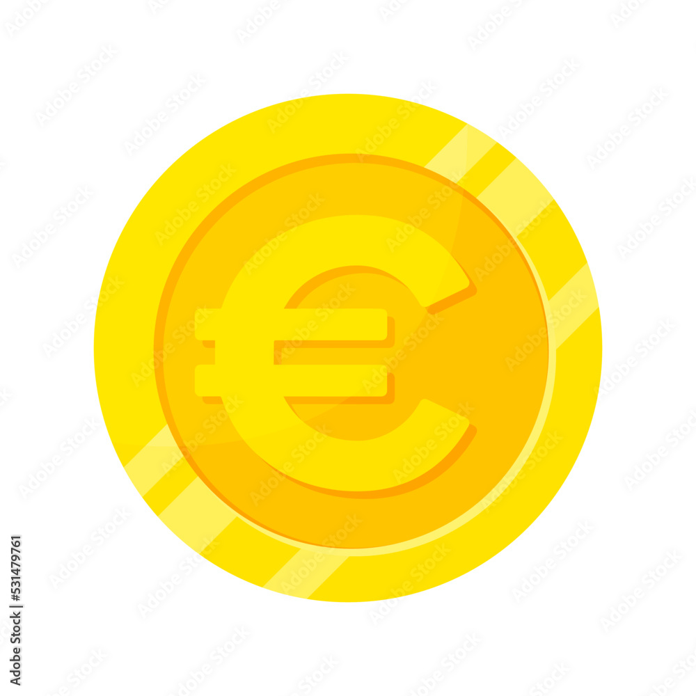 Euro coin. Vector money symbol. Bank payment symbol. Euro sign. Golden coin. Finance.
Vector illustration cartoon flat icon isolated on white background. Euro coin. Vector money symbol. Bank payment symbol. Euro sign. Golden coin. Finance.
Vector illustration cartoon flat icon isolated on white background.