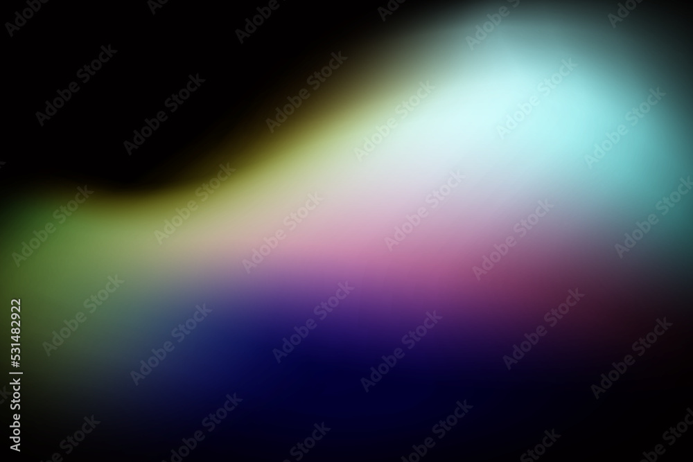 Crystal rainbowm, light effects. Light streak overlay designs. Vector illustration.