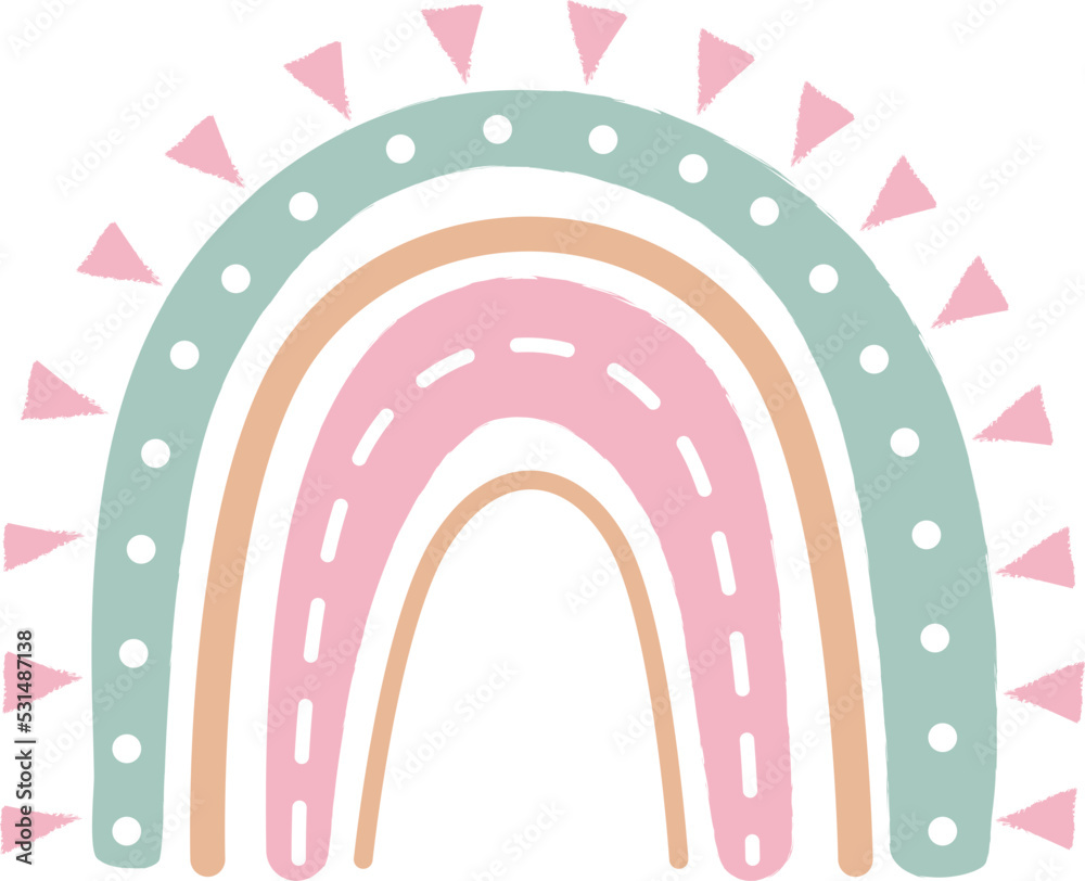 Raindow Kids Cute Decorate Shape Raindow Kids Cute Decorate Shape