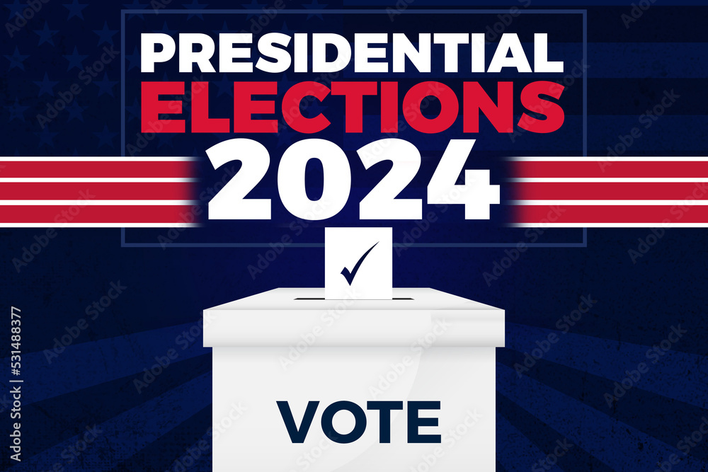 2024 United States of America Presidential Election banner. Election