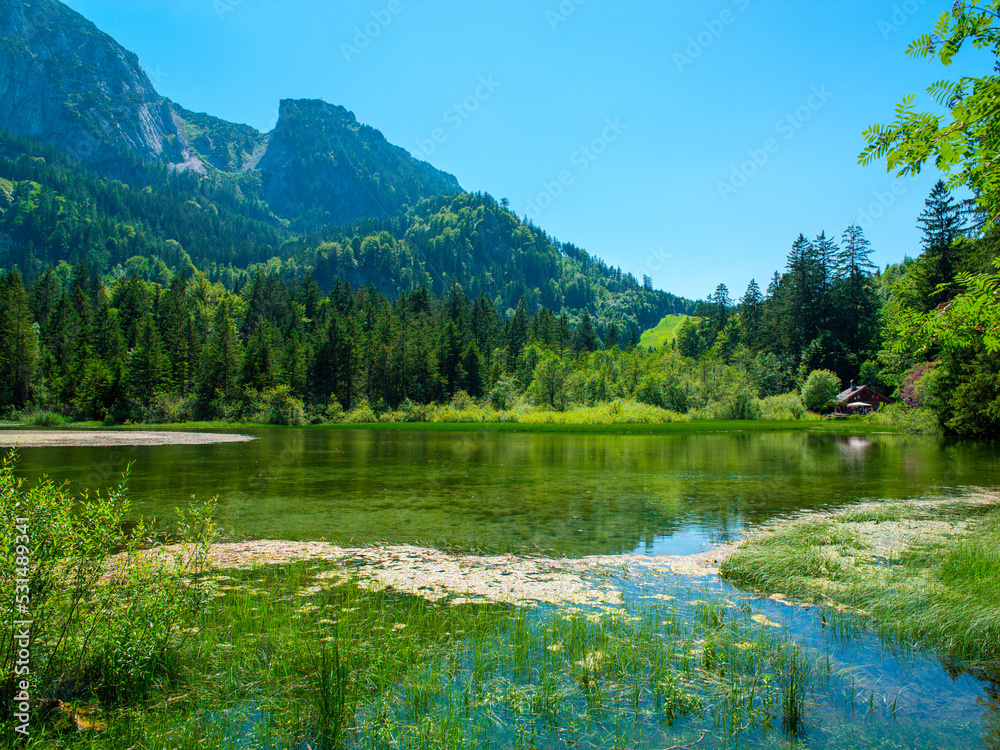 Lake Taferlklaussee in the austrian Alps