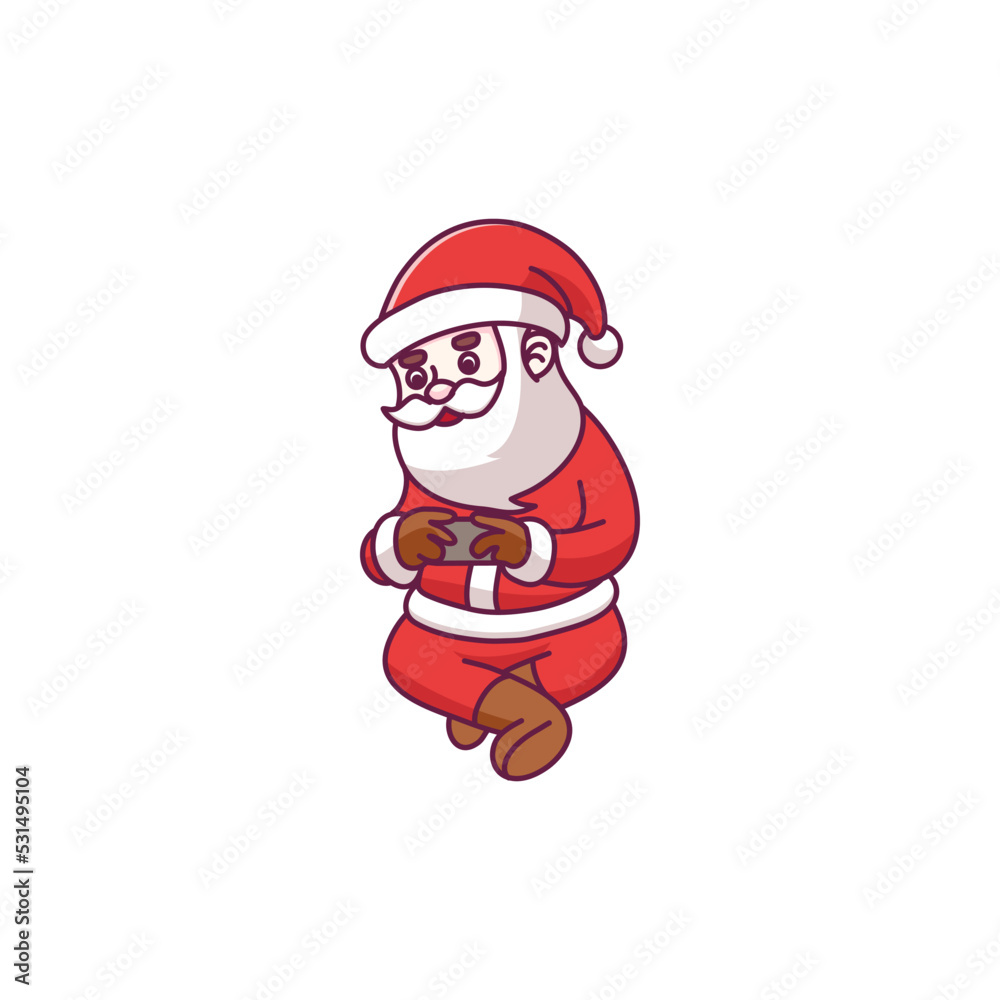 Cute santa claus cartoon character holding gifts
Cute santa claus cartoon character holding gifts