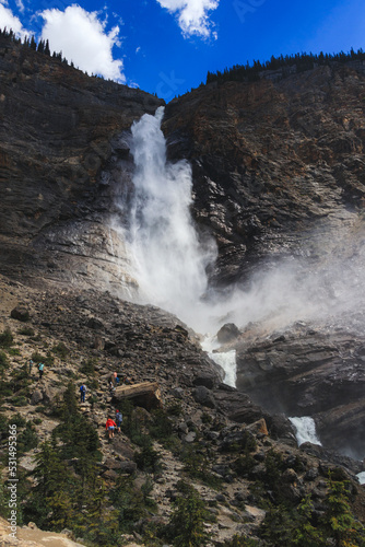 takakkaw falls in Canada