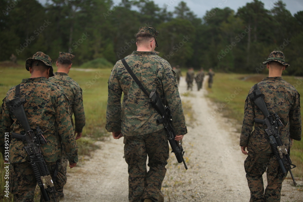 US Marines Training.