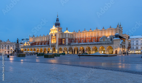 Cloth Hall on the Main Square in Krakow, Poland