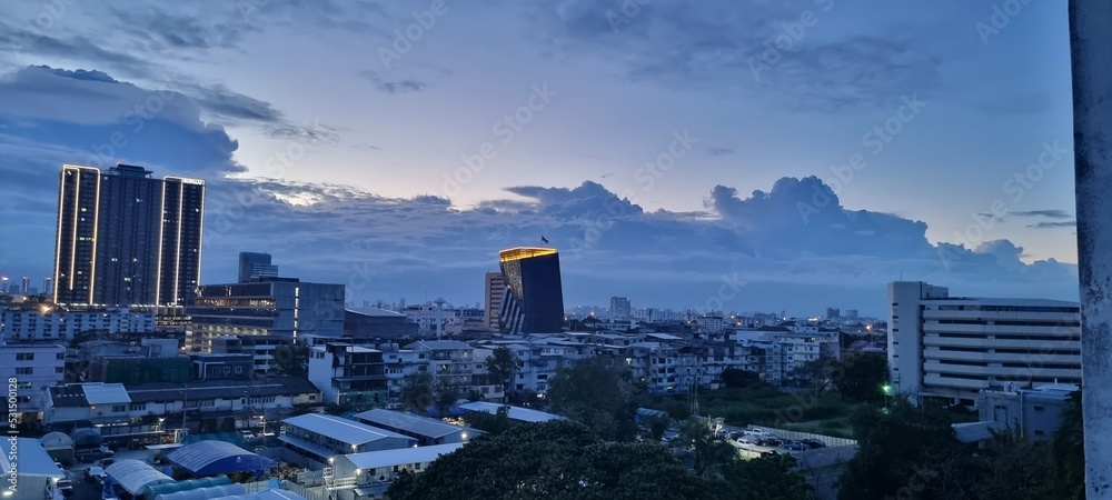 Obraz premium city skyline