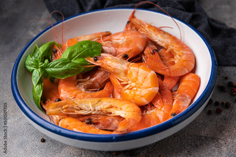 fresh shrimp prawn seafood meal food snack on the table copy space food background fresh shrimp prawn seafood meal food snack on the table copy space food background