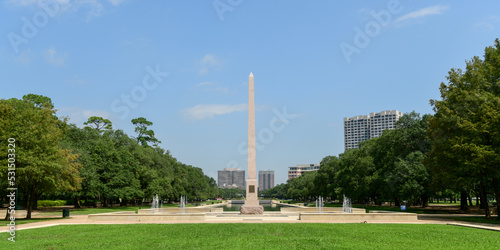 Obelisk Hermann Park, Houston, Texas