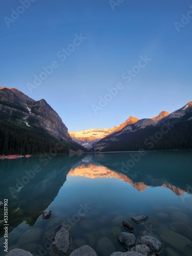 View of Lake Louise, Alberta, Banff National Park, Canada © Shoshana Weissmann