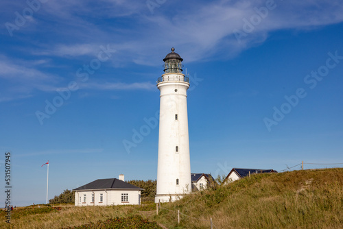 Hirtshals lighthouse is a lighthouse at Hirtshals. It was built in 1863 in a late classicist style with N.S. Nebelong as architect and C.F. Rough as an engineer.Denmark Scandinavia Europe