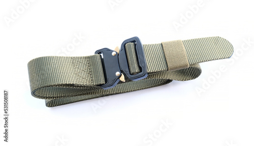 tactical belt with metal buckle