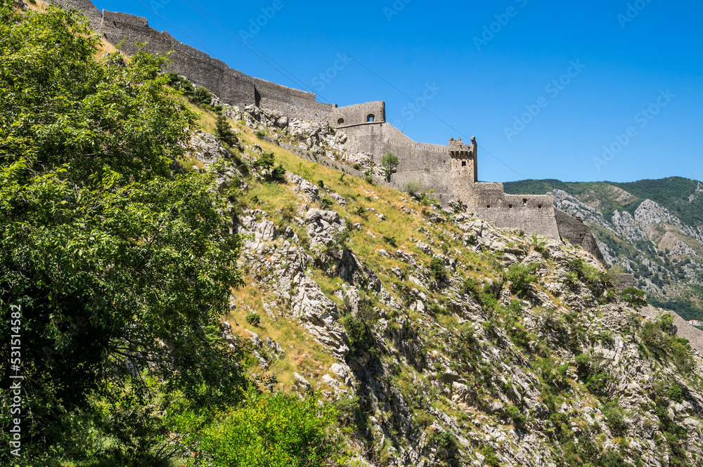 Saint John Fortress in the mountains
