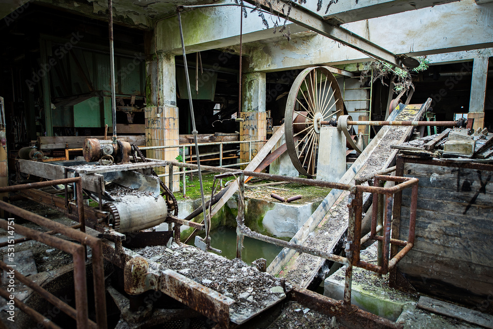 old abandoned factory