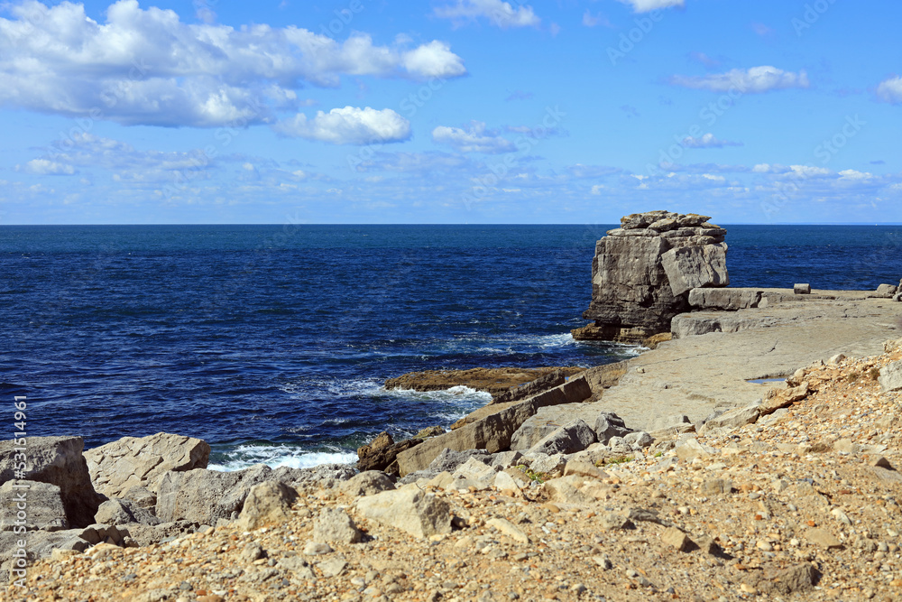 pulpit rock on the island of Portland, Dorset, UK. pulpit rock on the island of Portland, Dorset, UK.