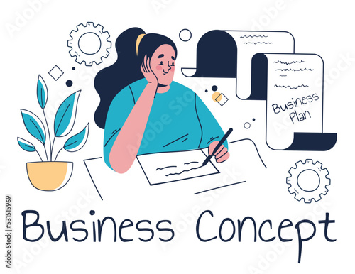 Business people characters office workers team managers concept set collection. Vector graphic design element illustration