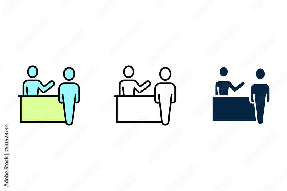 Information concept line icon. Simple element illustration. Information concept outline symbol design. Information concept line icon. Simple element illustration. Information concept outline symbol design.