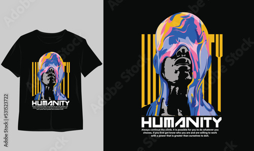 HUMANITY, T shirt design